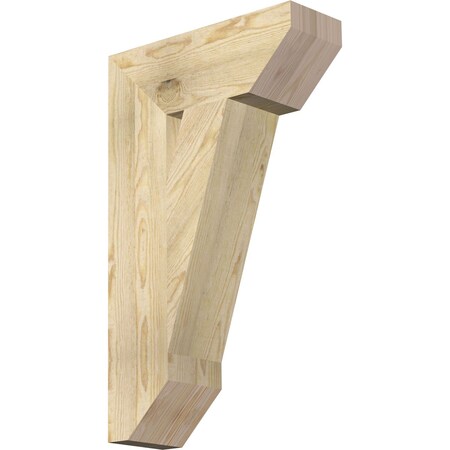 Ekena Millwork Traditional Slat Rough Sawn Bracket, Douglas Fir, 6"W x 18"D x 30"H BKT06X18X30TRA06RDF
